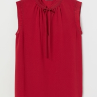 Áo sát nách đỏ đô H&M